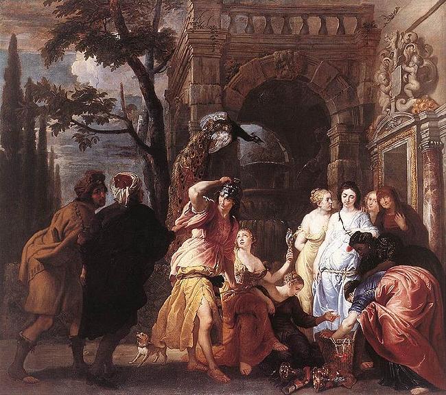 Erasmus Quellinus Achilles Among the Daughters of Lycomedes France oil painting art
